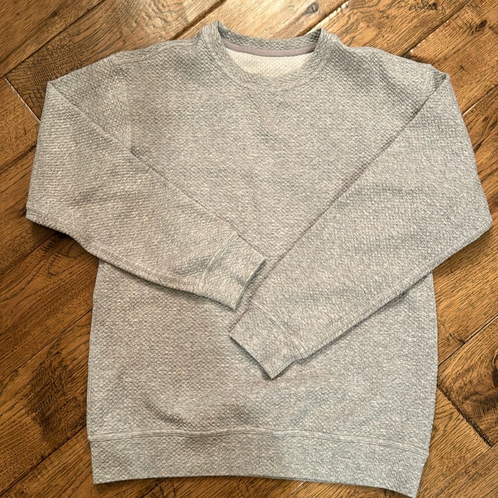 Lululemon grey waffle sweatshirt